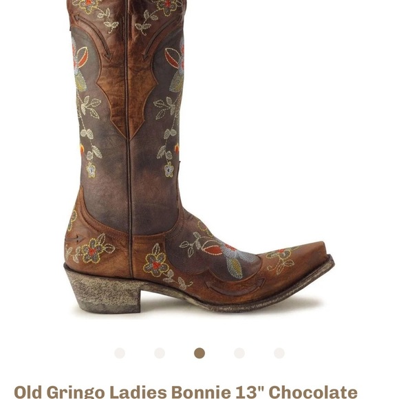 Old Gringo Shoes - Old Gringo Bonnie boots in chocolate and brass size 9
